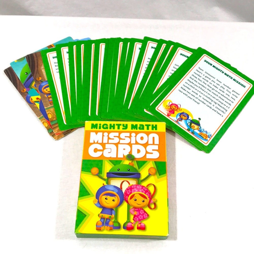 Nickelodeon Team Umizoom Mighty Math Mission Cards